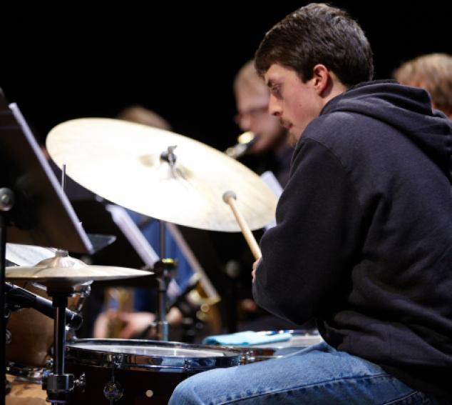 Jazz drummer