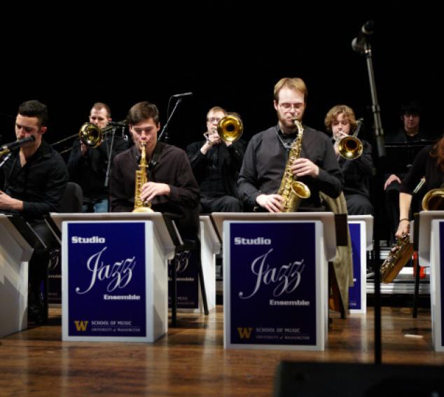 image of UW jazz band