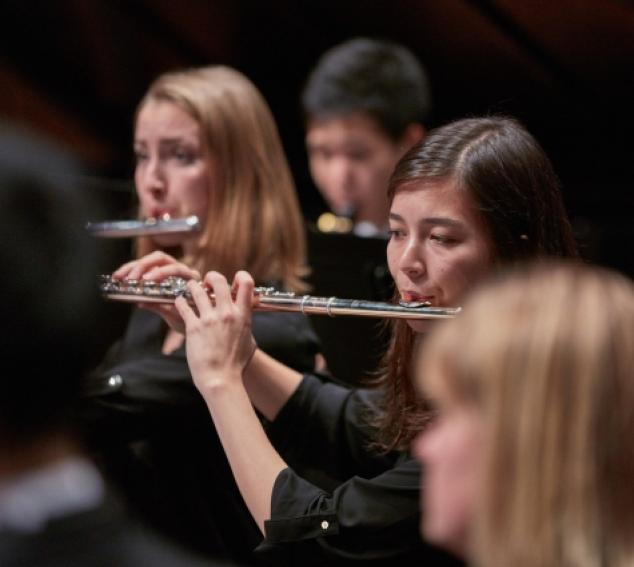 Wind Ensemble flute section
