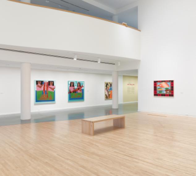 Installation view of Nina Chanel Abney: Fishing Was His Life, 2022