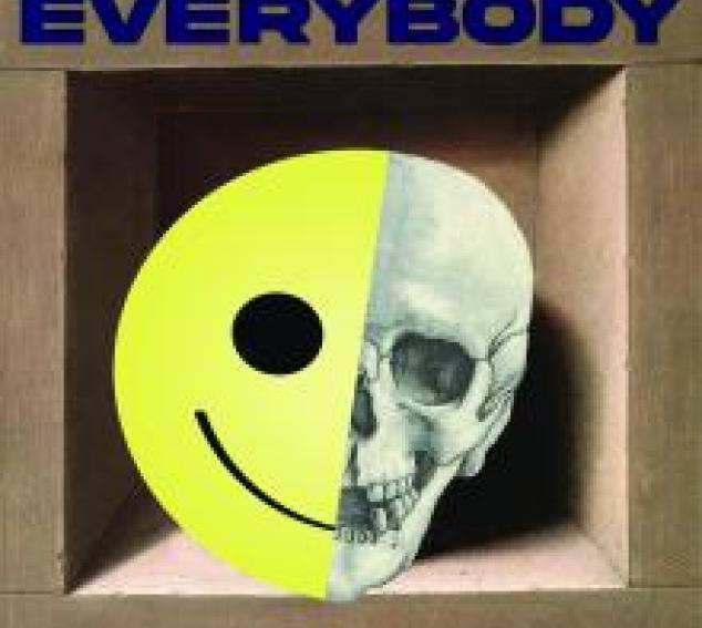 Skull and smiley face memento mori 