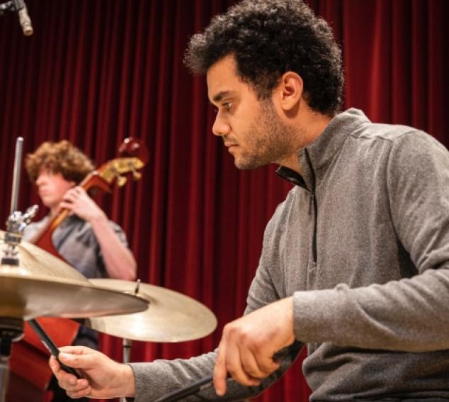Jazz combo drummer (Photo: Mark Stone)