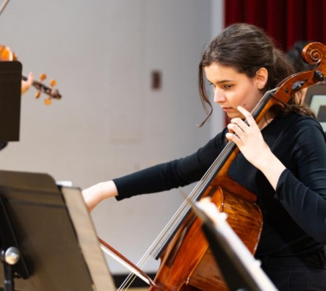 Baroque Ensemble in rehearsal (Photo Raymond Smith/UW Photography).