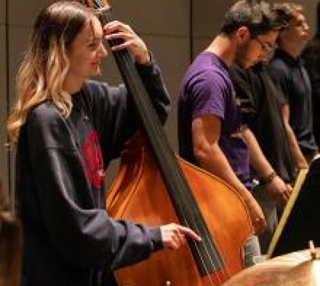 Studio Jazz Ensemble in rehearsal (Photo: UW Photography).