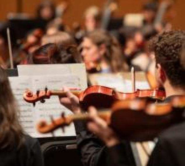 UW Symphony violins