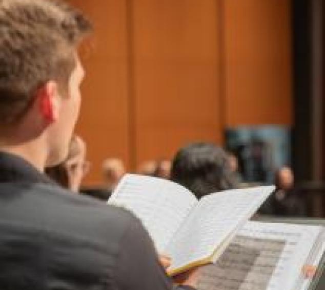 Chamber Singers in rehearsal (Photo: UW Photography)