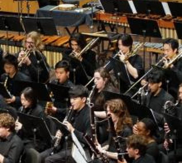 Wind Ensemble &amp; Symphonic Band (Photo: Cyan Duong).
