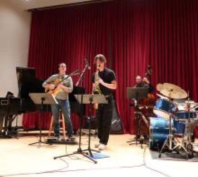 Jazz Studies students perform in small combos over two evenings in the Jazz Innovations series (Photo: Joanne DePue). 