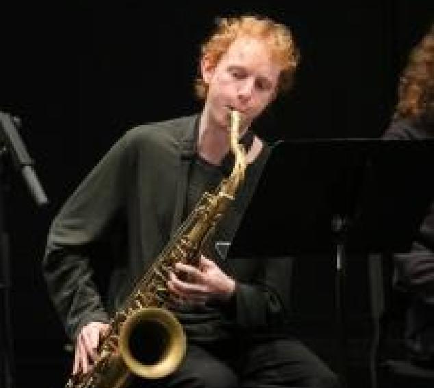 Modern Band rehearsal at the Meany Studio Theater (Photo: Cyan Duong). 
