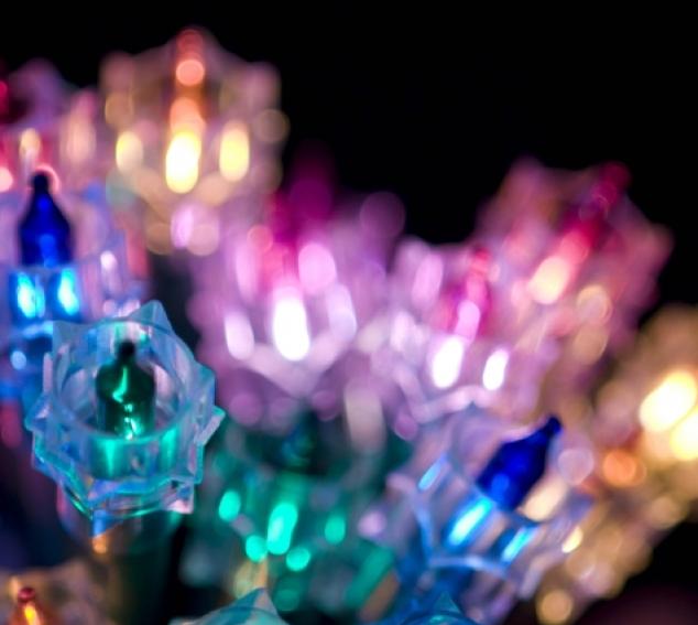 Colored lights graphic