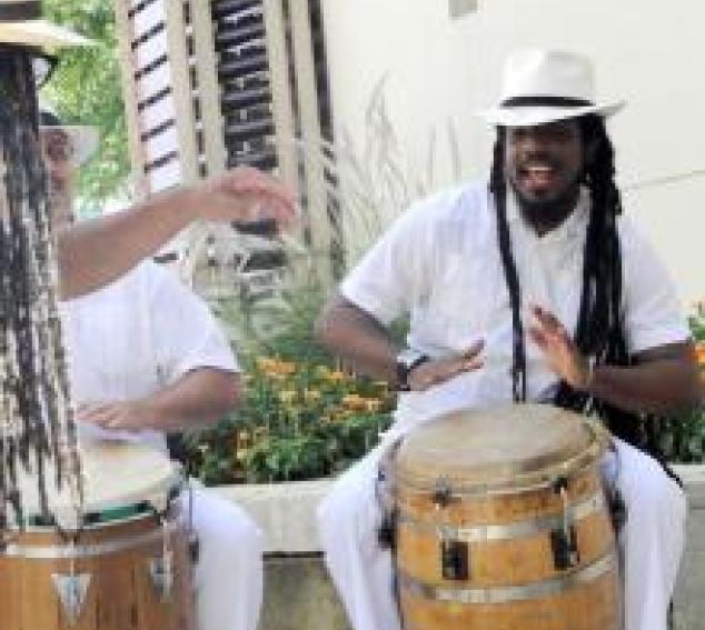 Puerto Rican bomba musician Otoqui Reyes