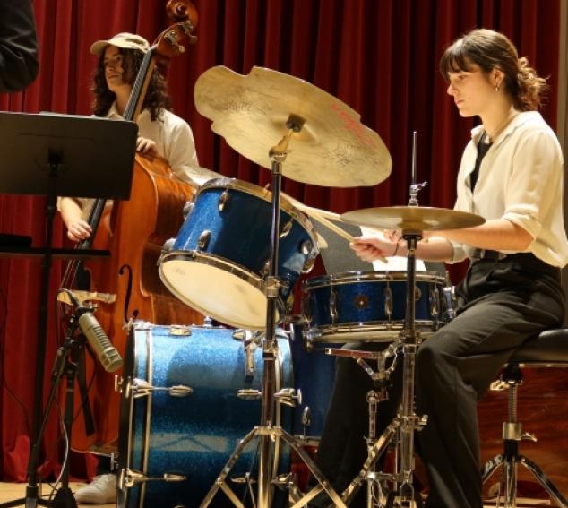 Jazz studies students perform in the Jazz Innovations series (Photo: Joanne DePue).