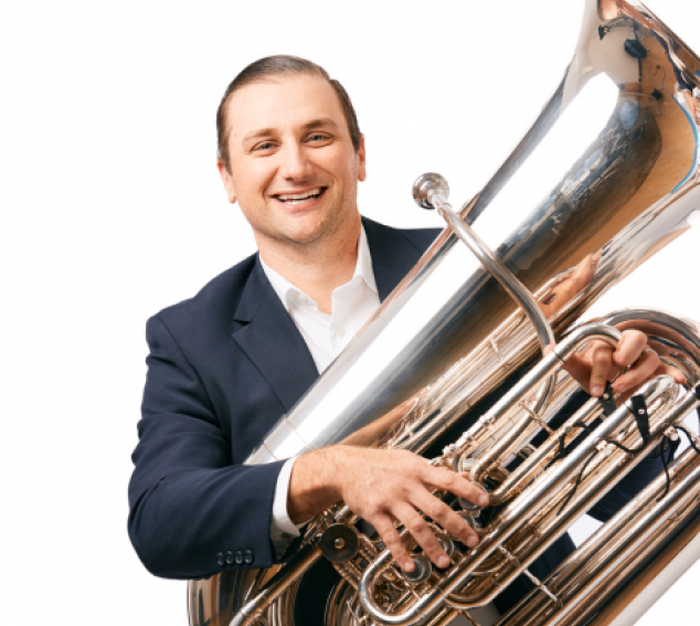 John DiCesare, tuba. Photo: Steve Korn