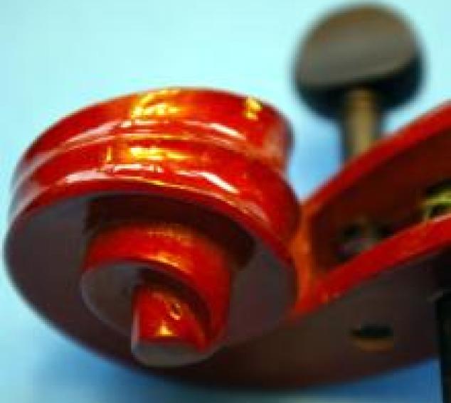 Violin headstock